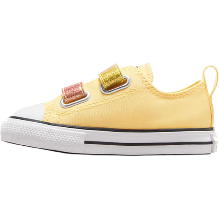 Converse Comfortable Casual Versatile Low-Top Walking Shoes Baby Shoes Yellow A07407C