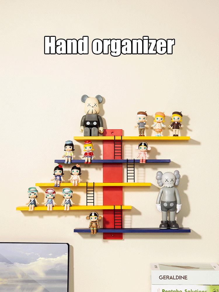 DIY Bubble Mart Blind Box Storage Rack Student Dormitory Handheld Display Rack Wall Hanging Bedroom Toy Sorting Rack