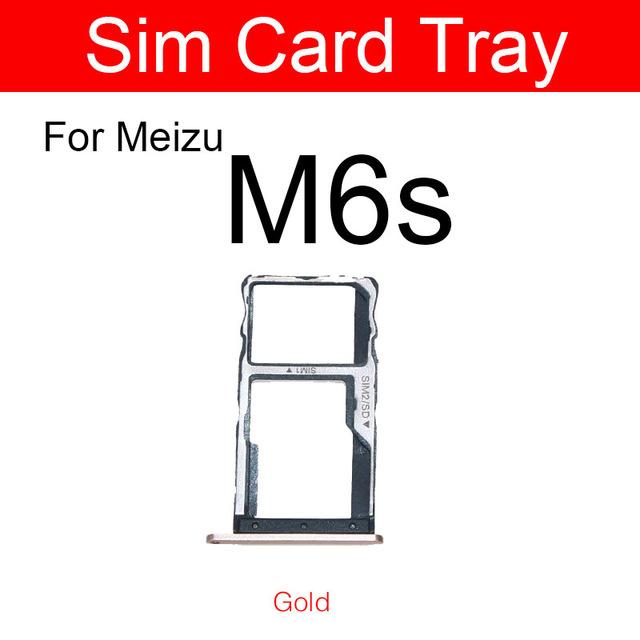 SIM-Karten-Slot-Fach-Halter für Meizu 15 16X M15 U10 U20 Pro 5 Pro 6 7 M6 M6T M6s SIM-Karten-Slot-Adapter Ersatz