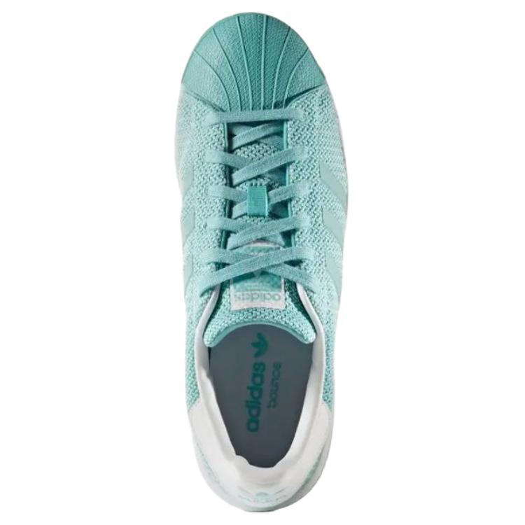Adidas Originals Superstar Bounce Skateboard Shoes Women's Mint Green BB2294