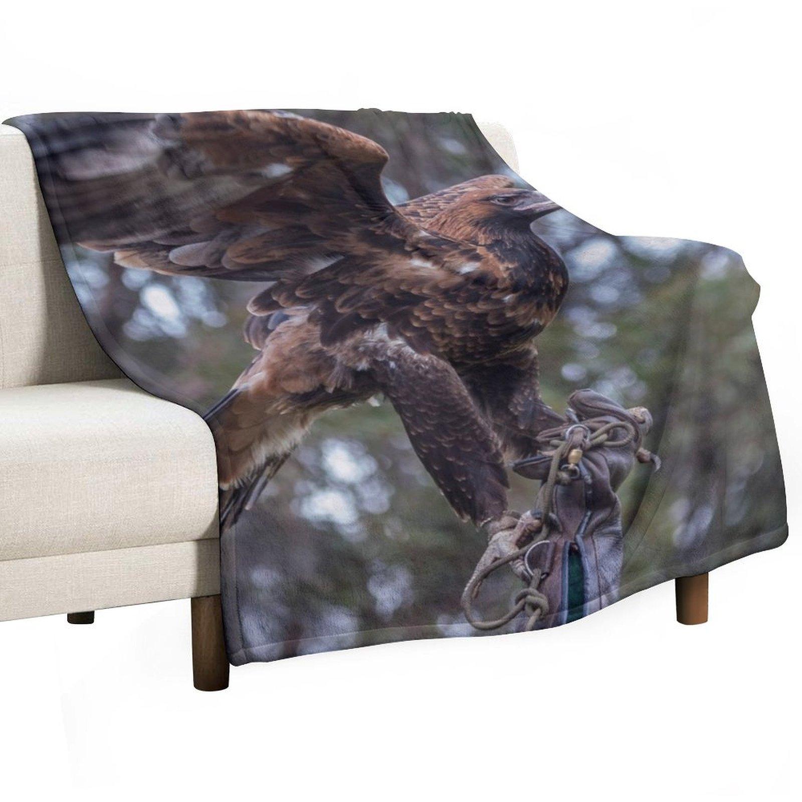 

Wedge Tail Eagle Throw Blanket Flannels Heavy Summer Furrys Blankets 30x40in