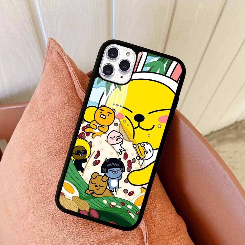 

Cartoon K-KAKAO CUTE F-FRIENDS For IPhone 17 16 Pro Max Air 15 14 13 12 Mini Plus 11 Hard PC+TPU Phone Back Cover iPhone 17
