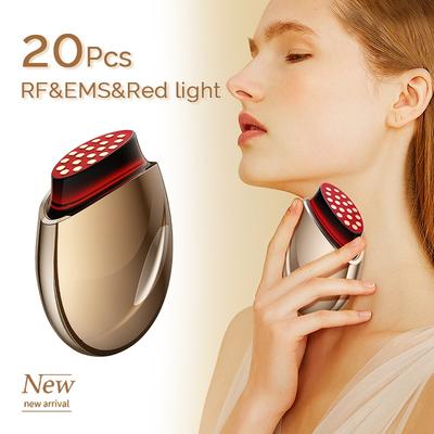 Rood Licht Collageen Regeneratie Anti-Aging RF Anti-Rimpel Schoonheidsapparaat EMS Microstroom Huidverstrakking Gezichtslifting Massager