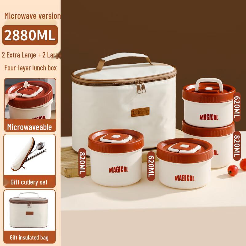 DU 304 Stainless Steel Microwaveable Lunch Box Gift Set