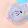 Cute Cartoon Sleeping Eye Mask For Travel Eyeshade Night Breathable Blindfold Slaapmasker Girl'S Heart Plush Kids Gift