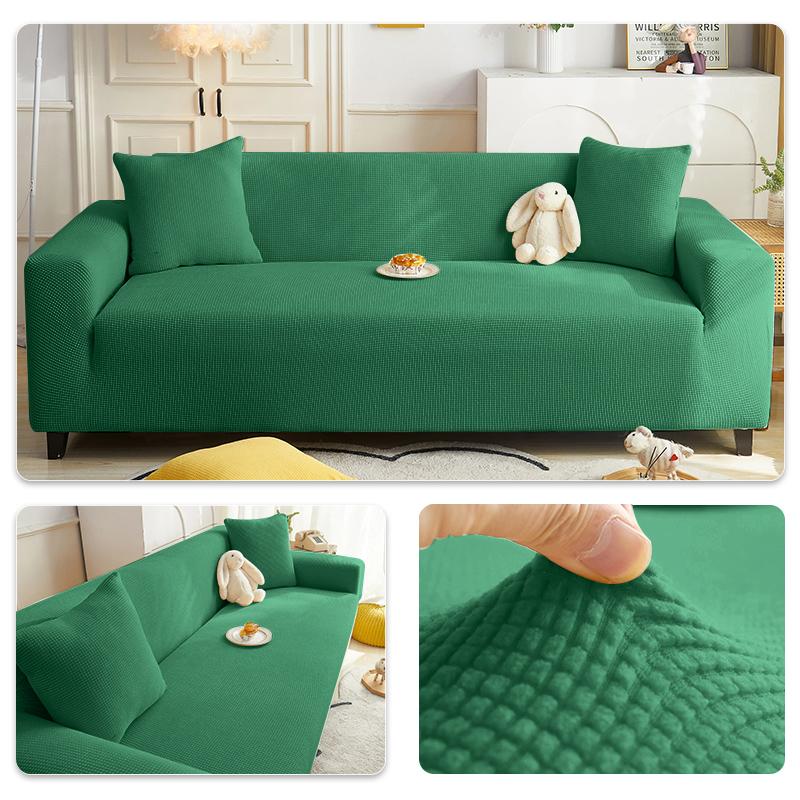 Elastic Adjustable Sofa Cover Non-slip Jacquard Armchair Sofa Pad L Shape Sofa Covers For Living Room 1/2/3/4/5 Seat Home Decor