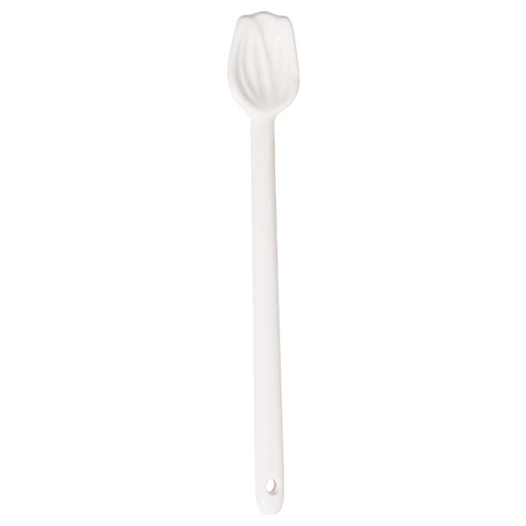 Tea Honey Supplies Ceramic Long Handle Spoons White Creative Coffee Spoon Mini Stirring Spoon Dessert