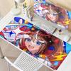 Mousepad Large Anime Tokai Teio Umamusume Computer Gamer Lock Edge Mouse Pad Large PC Gaming Pretty Derby Desk Pad Office Caepet