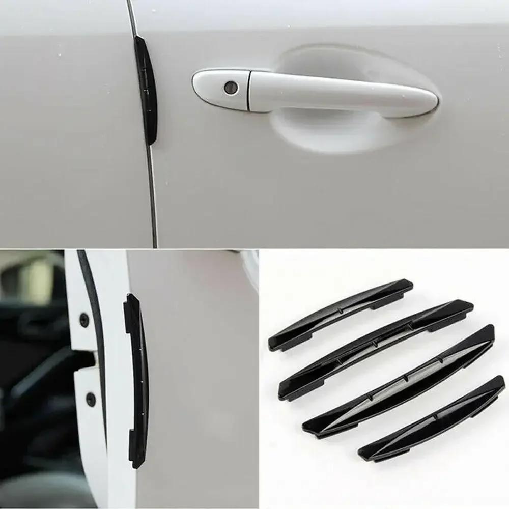 4PCS/Set Universal Car Door Edge Guards Trim Molding Scratch Collision Protection Strip Auto Accessories for Auto Crash Barriers
