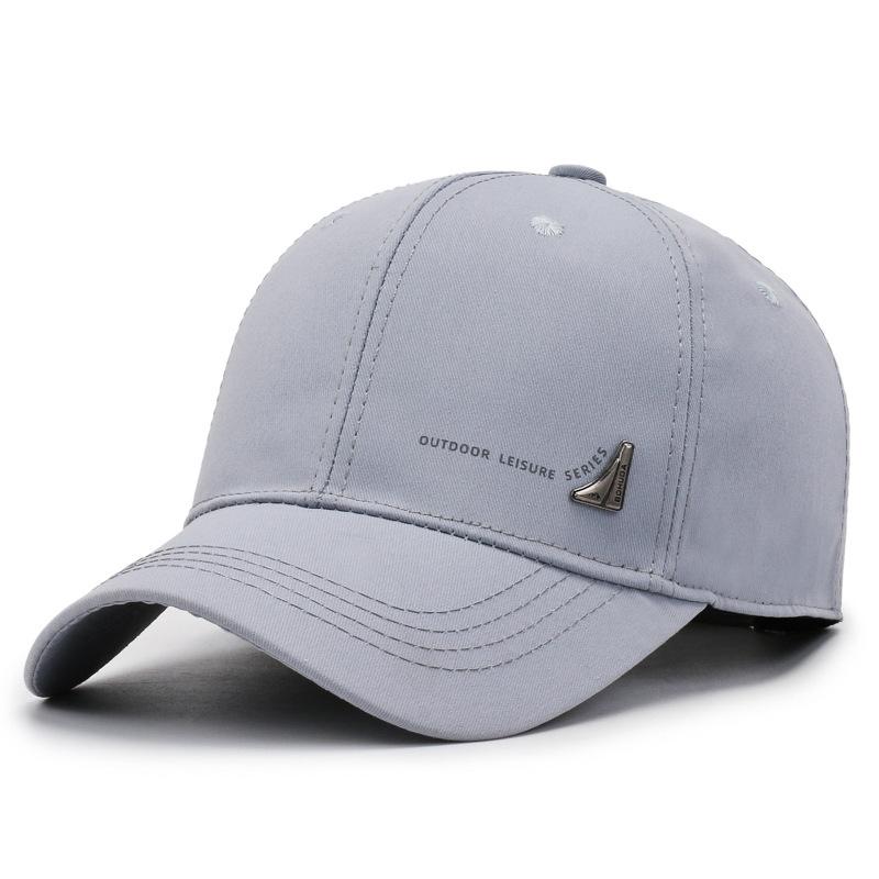 

New baseball cap men s cap old man hat versatile cap sun hat casual hat tide Adjustable светло-серый