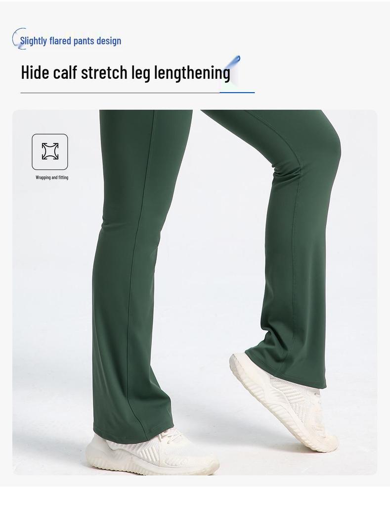 Adjustable Strap Flare Bodysuit Yoga Wear - European & American Sports Fitness Jumpsuit