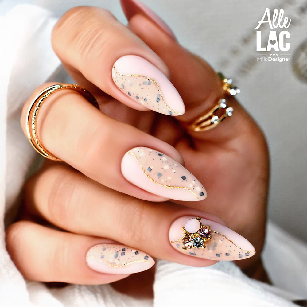 Lakier Hybrydowy Led/Uv Gel Polish Allelac Fizzy Cocktails Collection Nr 105 5 G