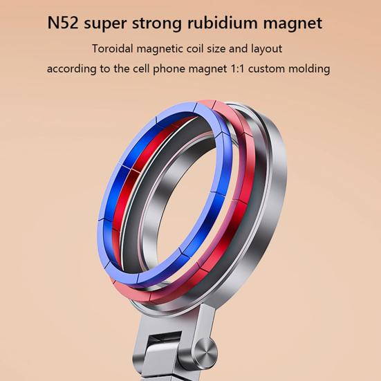 Magnetic Airplane Phone Rotation Adjustable Cellphone Holder 360° Mount Foldable Travel Stand