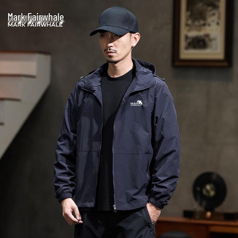 Mark Fairwhale Men's Casual Hooded Jacket