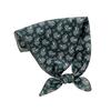 Korean version of small silk scarf women's spring and autumn versatile temperament 18CM cotton and linen small square scarf decorative small scarf sma