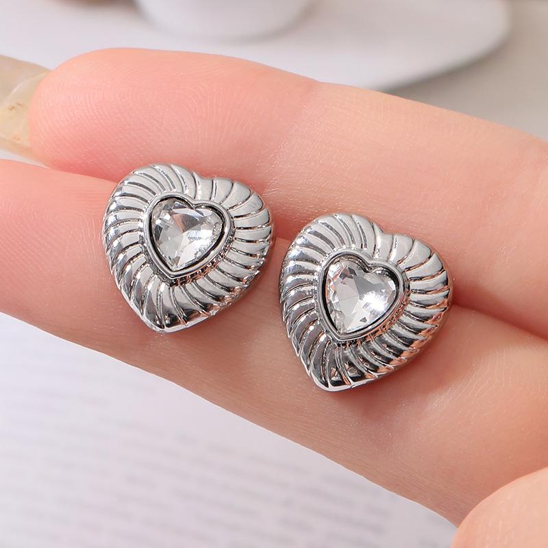New hip-hop literary and retro five-pointed star stud earrings trendy design heterosexual pearl earrings jewelry