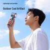 Portable USB Handheld Fan: Transparent, Strong Wind, Outdoor Use