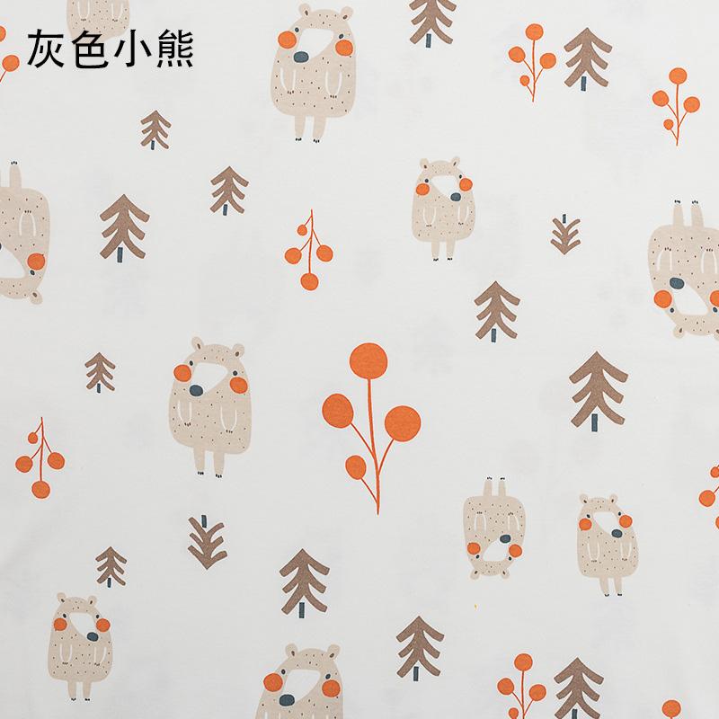 Printed Cartoon Cotton Knitted Fabric by Half Meter Cotton Jersey Fabric for Baby Clothing Making 100x185cm Other Fabric Plain