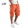 Men Shorts with Drawstring Summer for Men, Multi-Pocket Cargo Adjustable Elastic Skin-friendly Fabric Waistband, Loose Fit Sport Hiking Work
