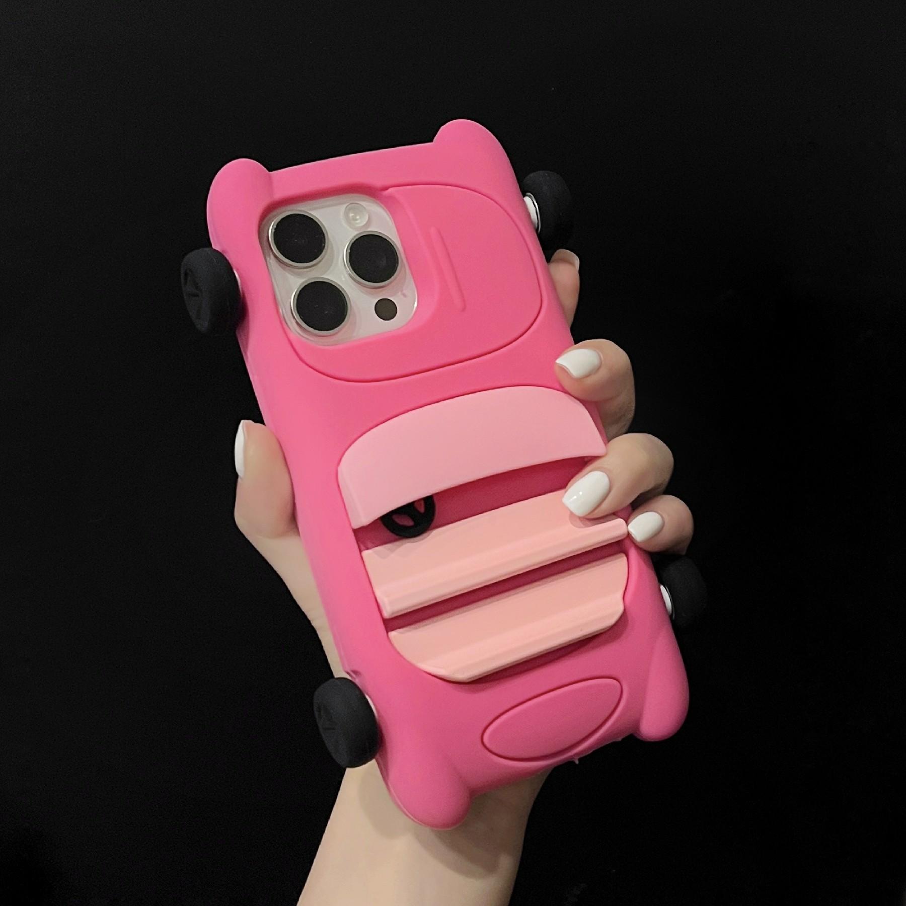 

For iPhone 16 Pro Max Silicone Case Cute Sports Car Style Shockproof Phone Cover B