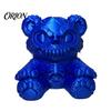 Housse anti-poussière de remorque Ours effrayant Housse d'attelage, Bouchon d'échappement imprimé en 3D, Casquette mécanique Squelette d'attelage pour Camion SUV, Accessoire de voiture d'Halloween