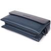 Solid Men's Clutch Made of Genuine Combined Leather CANPELLINI 21565 Blue
