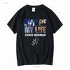 LOVE OF MY LIFE CHRIS NORMAN T SHIRT Vintage Washed Designer Clothes Stretched Homme Top For Everyday Wear Casual Graphic