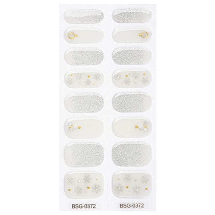 Self Adhesive Gel Nail Strips Nail Polish Stickers Nail Art Decals for Women