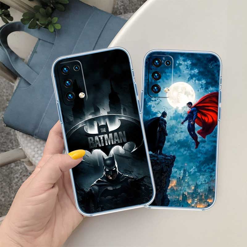 NH7 Batman Transparent Phone Case for LG K22 K30 K40 K40S K41 K42 K50 K50S K51 K51S K52 K61 K62 K71 K92 Q60 Q61 V40 V50 V60