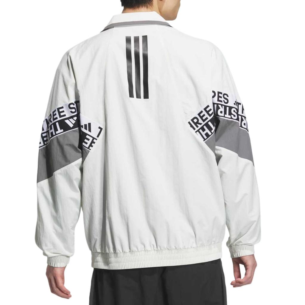 adidas Wording Pack Casual Classic Simple Retro Loose Collar Breathable Jacket Men Jacket KA1264