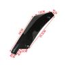 For Universal Car Rear Bumper Lip Diffuser ABS Carbon Fiber Black Styling Protective Exterior Body Kit Upgrade Trim Accessories