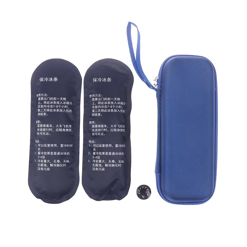 Waterproof Insulin Cooling Bag Portable EVA Thermal Insulated Insulin Cooler With Gel Pen Bag Diabetics Travel Organizer