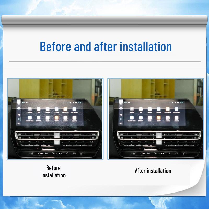 Citroën Tianyi C5 (23-26) Bildschirmschutz für Navigation & Folie für Konsolen-Schaltpanel