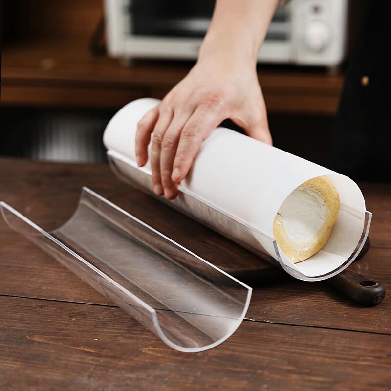 Thickened Acrylic U-Shape Cake Roll Shaping Mold