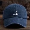 Seagull Sailboat Print Baseball Hat Unisex Outdoor Fashion Versatile Peaked Cap Trend