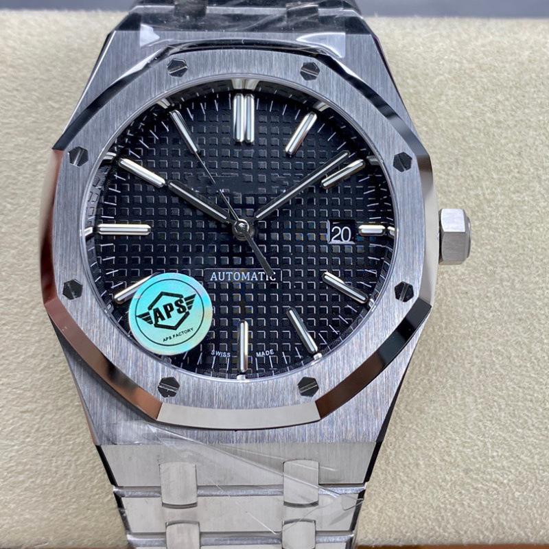 

Чоловічий годинник Royal Oak Offshore Automatic 15400AP з гумовим та сталевим ремінцем