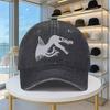 Spinosaurus Dinosaur Baseball Cap for   Retro Adjustable Lightweight Design with Spinosaurus Print Curved Brim Suitable Fo