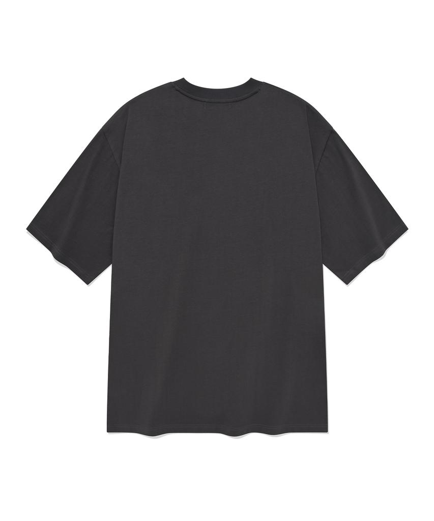FALLETT Star Nero Short Sleeve T-Shirt Charcoal