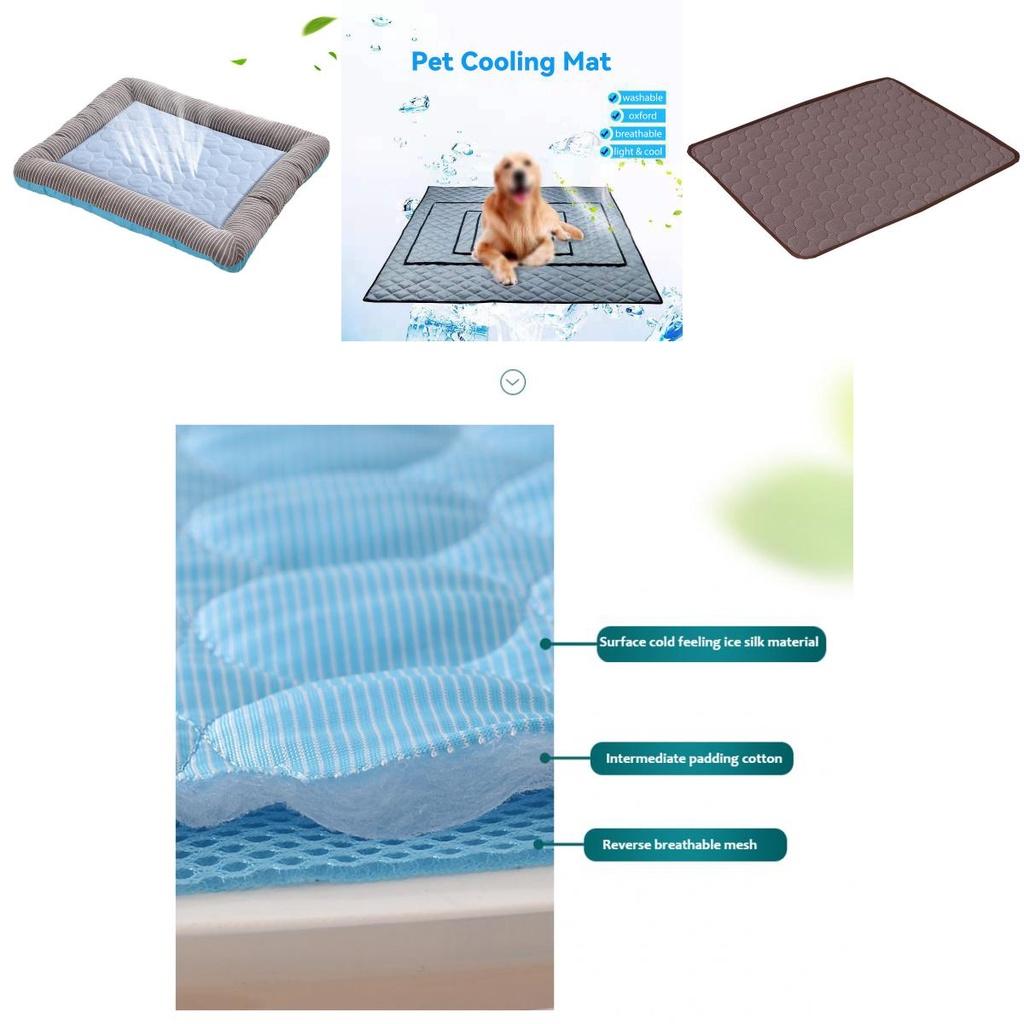 Atmungsaktive und waschbare Haustierkühlmatte bietet ein schnelles kühles Gefühl für Ihren pelzigen Begleiter