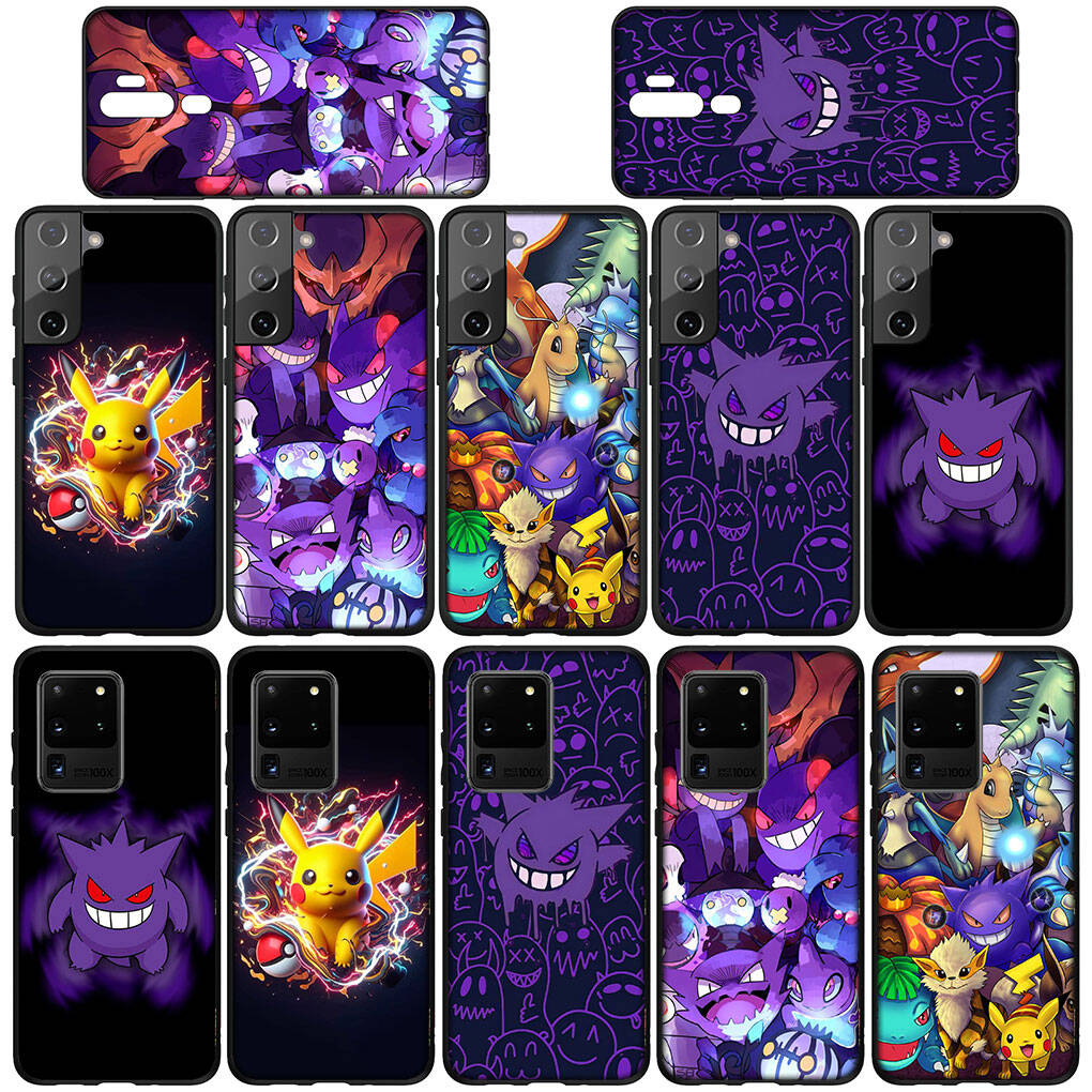 Phone Case for iPhone 17 16 15 Plus Xiaomi Poco F8 F7 X7 X6 M8 C85 C75 Redmi Note 14 12 11 13 Pro Max A4 14C 13C 15C Pikachu GO Gengar Pokemon Cover