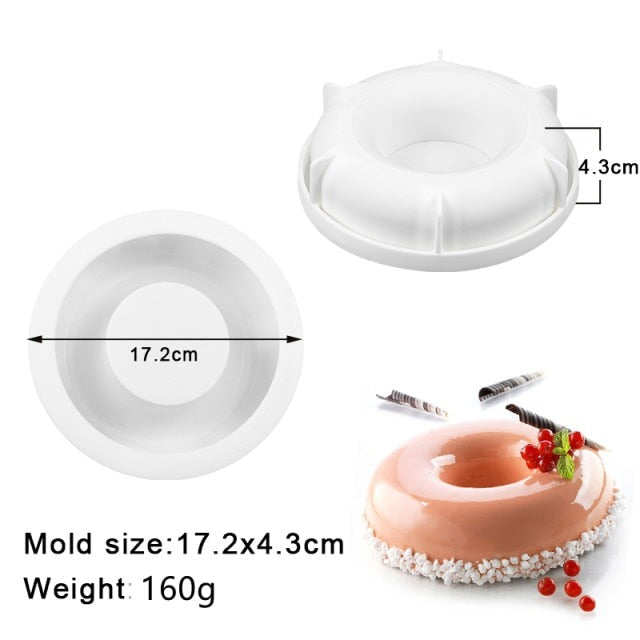 27 Style Silicone Cake Molds Pastry Bakeware Set Non-Stick Mousse Mould Party Dessert Baking Tools Decorating Pan Kitchen Tools Silicone Cupcake Bakin