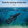 Shrimp Lure Fishing Bait with Twin Ridge Tails Realistic Looking Bright Color Portable Soft Bait Artificial Shrimp Lure