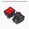 40A High-Power KCD4 Rocker Switch for Welding Machine with Light, Ship-Shaped, Four-Pin, Red/Green