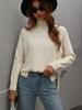 Autumn and Winter New Solid Color Sweater Turtleneck European and American Women's Clothing Women's Hot Words