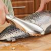 1PC Cooking Tools Fish Cleaning Knife Skinner Fish Skin Scraper Stainless Steel Fish Scales Fishing Cleaning Remover Kitchen Gadget