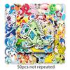 50/100pcs Cute And Charming Anime Pokemon Psyduck Stickers Adorable Cartoon Graffiti Decal DIY Phone Water Bottle Laptop Sticker designed for