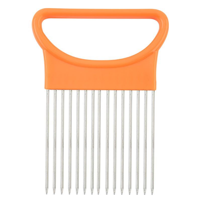 

Stainless Steel Multifunctional Onion Fork and Vegetable Slicer