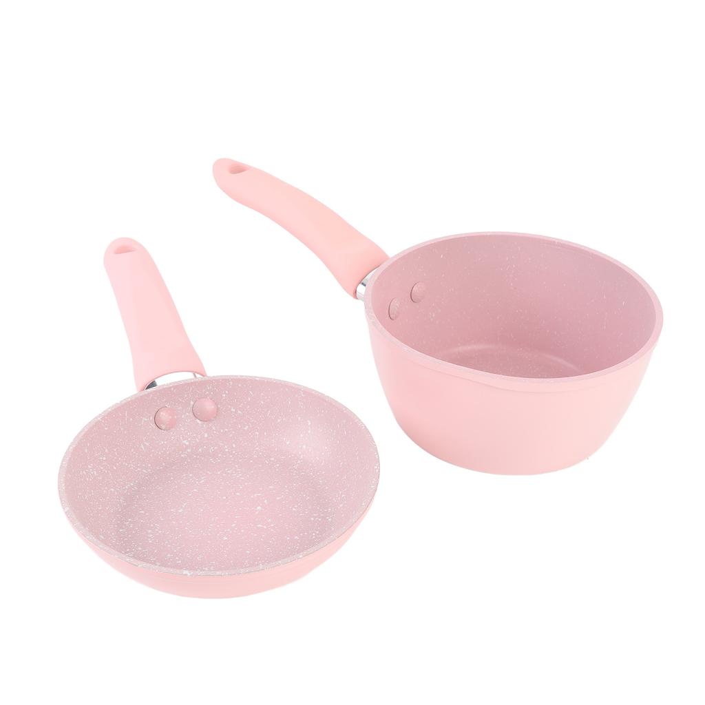 Frying Pan Anti Stick Aluminum Alloy Removable Soup Milk Pot for Electric Ceramic Stove
