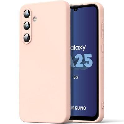 Silicone Case - Booling - for Samsung Galaxy A25 5G - Ultra Slim - Scratch Protection - Pink