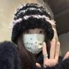 Autumn And Winter Plush Thick Cold-Proof Wool Hat Warm Ear Protection Knitted Hat For Women